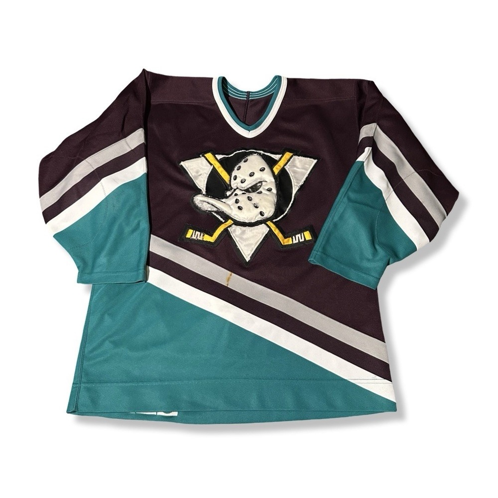 Vintage CCM Anaheim Mighty Ducks NHL Hockey Jersey Men's Medium M 90s